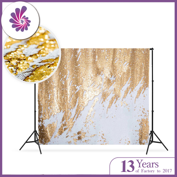 Two Color Changed Shimmer Reversible Sequin Backdrops