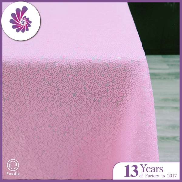 Macaron Pink Sequin Tablecloth