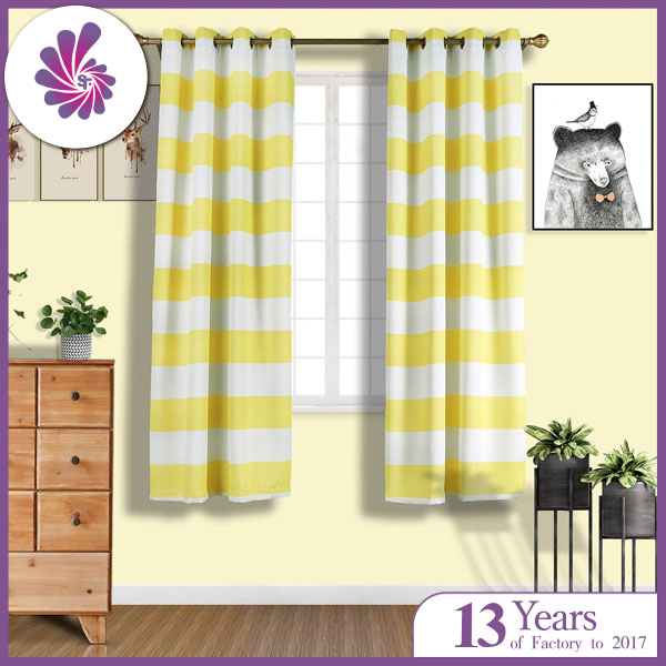 Living Room Curtain with Printing Designs